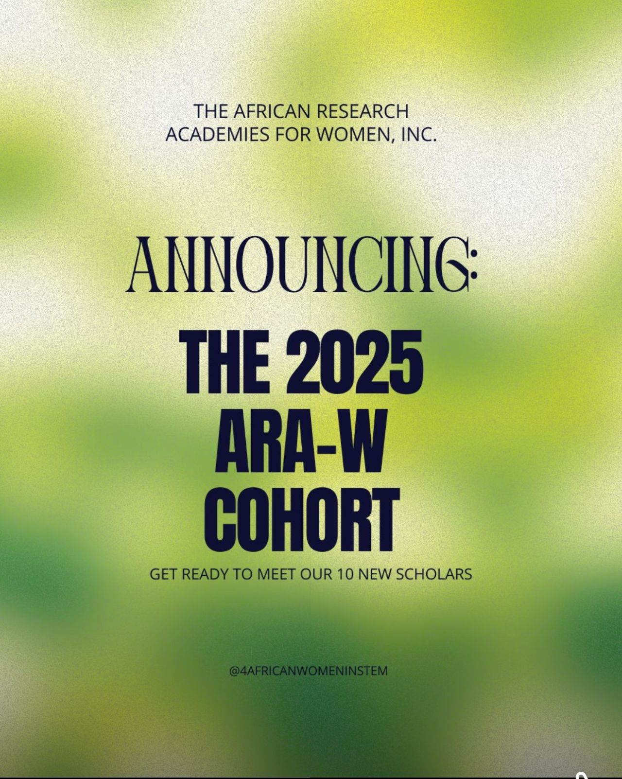 2025 ARA-W FELLOWS