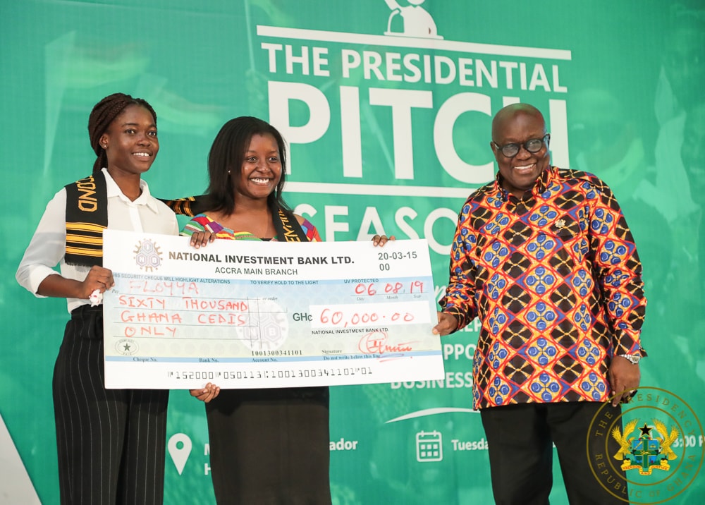 ARA-W 2019 Fellow wins Ghana's Presidential Pitch Challenge
